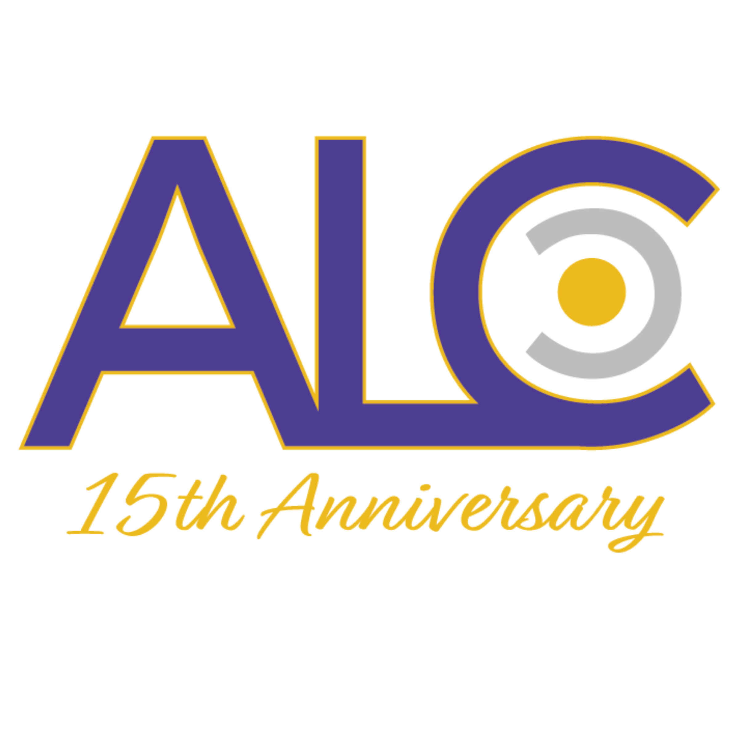 ALC logo to celebrate 15 years in business